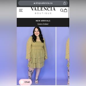 NEW boutique tiered mini dress